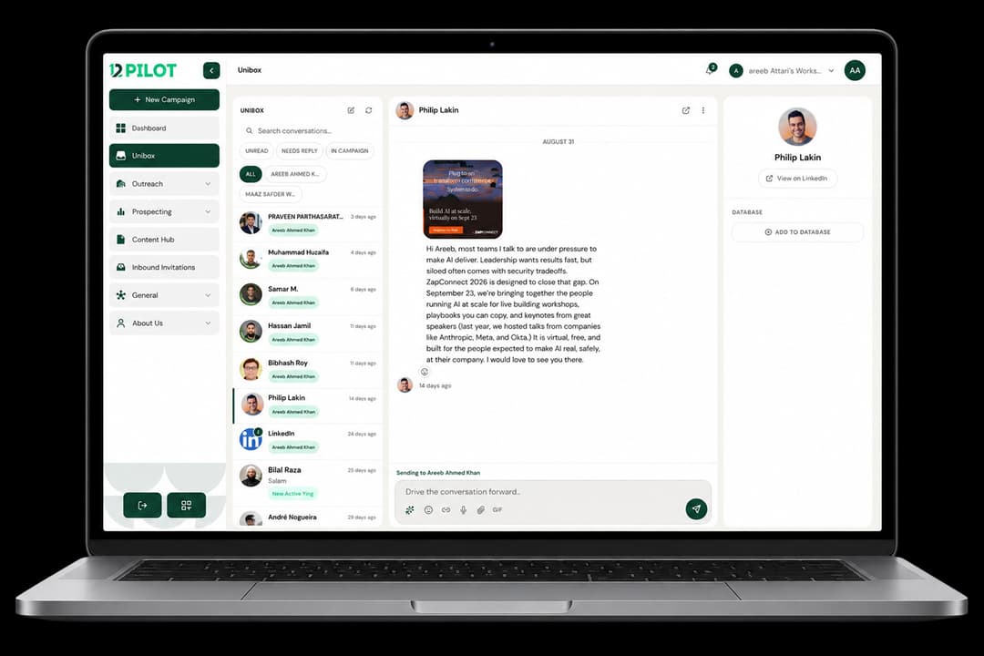 Unibox messaging inbox