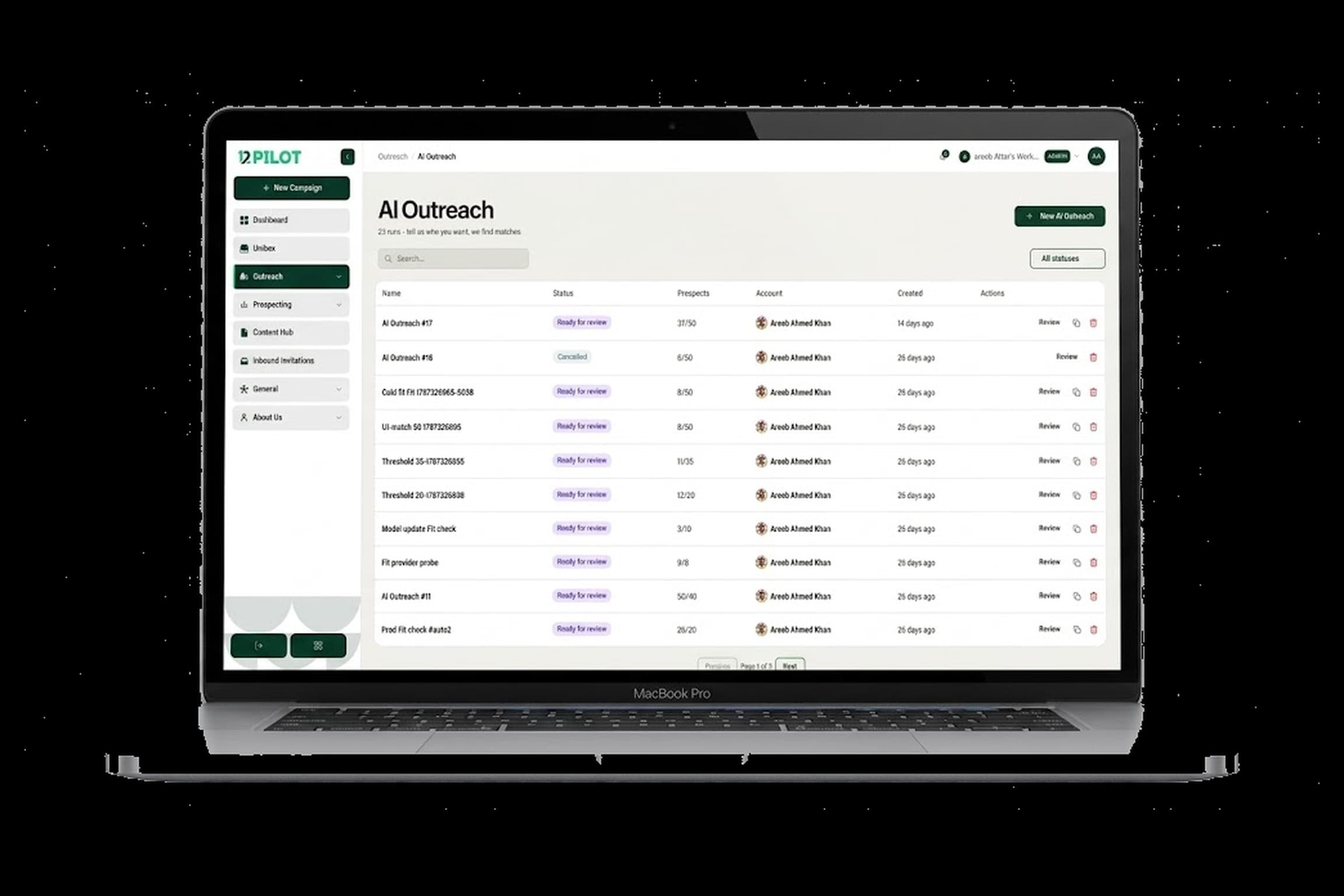 AI Outreach — find and enroll prospects