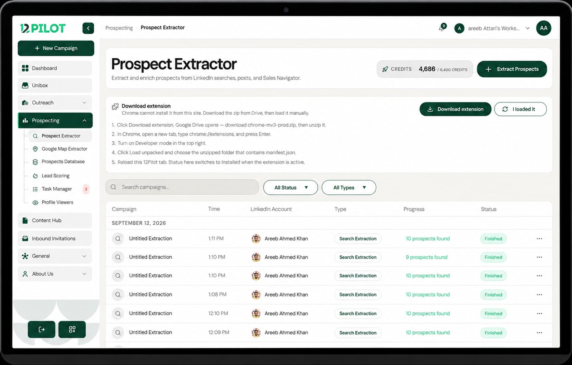 Install and sync the Chrome extension
